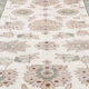 Small handmade pakistani floral wool area rug- ziegler rug- 82x192cm