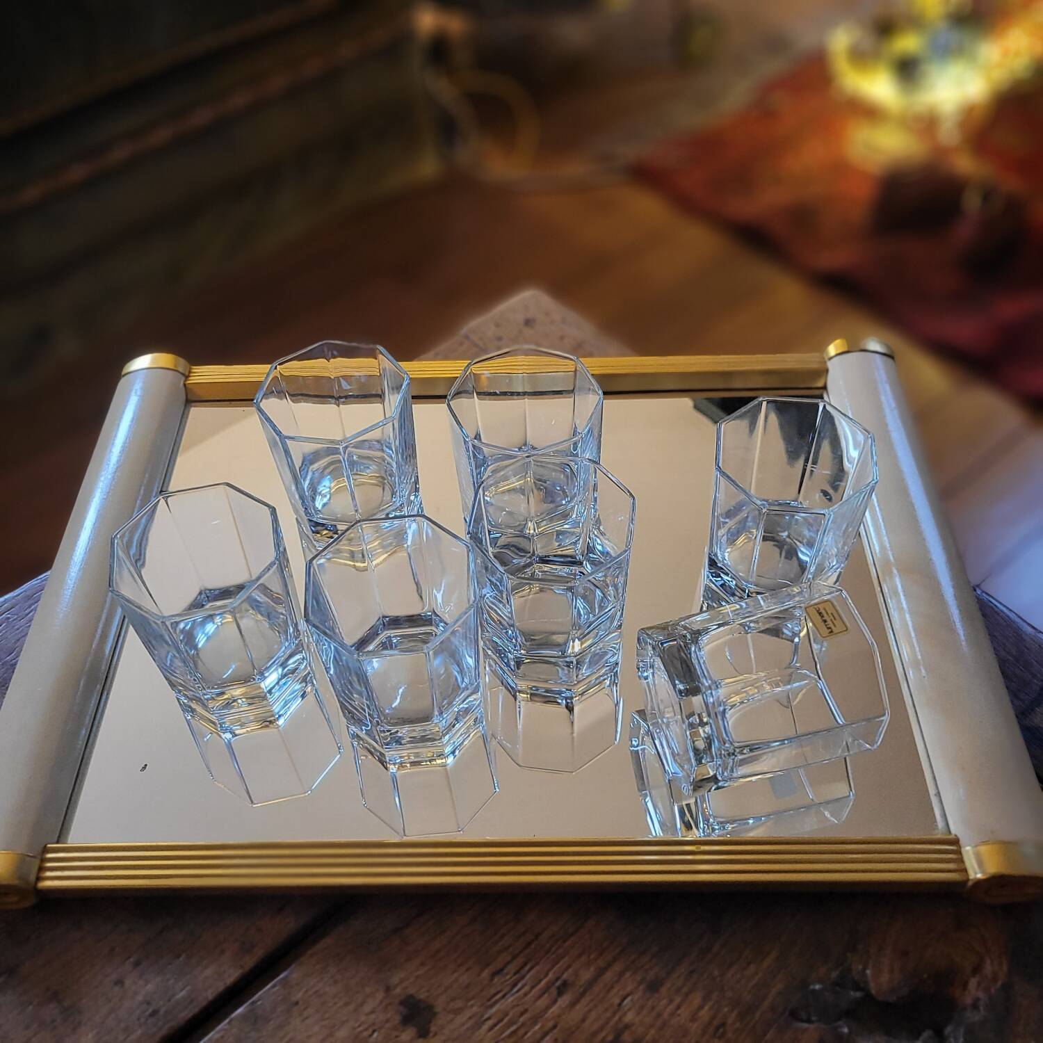 7 Octime Luminarc glasses – 1980s
