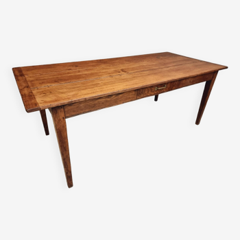 Antique dining table, rural oak table 90 x 200 cm