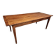 Antique dining table, rural oak table 90 x 200 cm