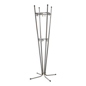 Porte-manteau en chrome par Tubax, Belgique, années 1950