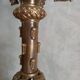 Large bronze chandelier in the Louis XVI style.