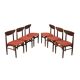 Set of six rosewood chairs, Danish design, 1970s,  Skovby Møbelfabrik