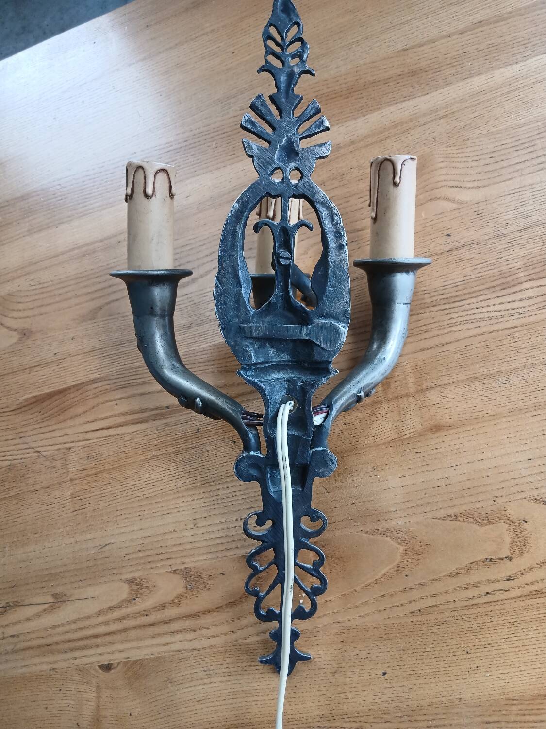 19th Century Empire Swan Bronze Wall Lamp