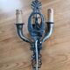 19th Century Empire Swan Bronze Wall Lamp