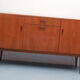 1960s sideboard in walnut with bar case