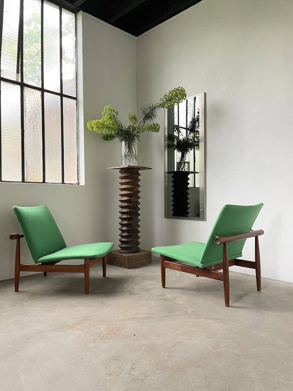 Pair of Finn Juhl Armchair model “Japan” France & Son
