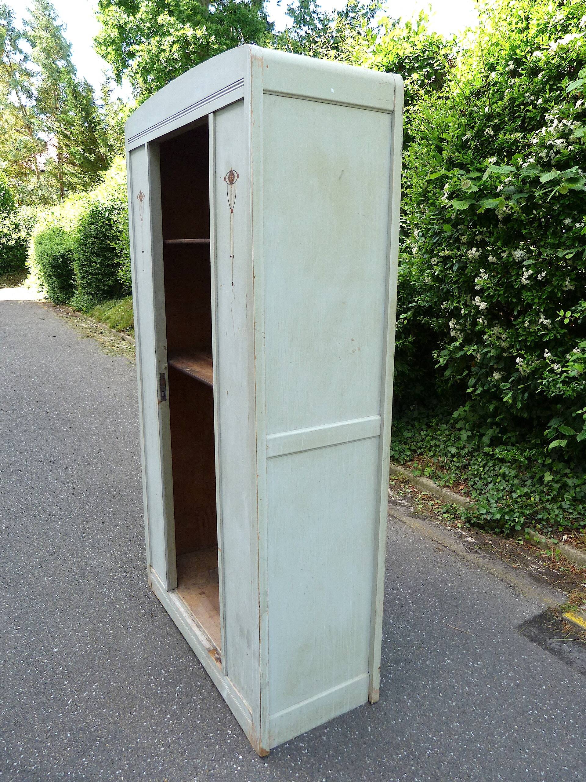 Antique bookcase cabinet