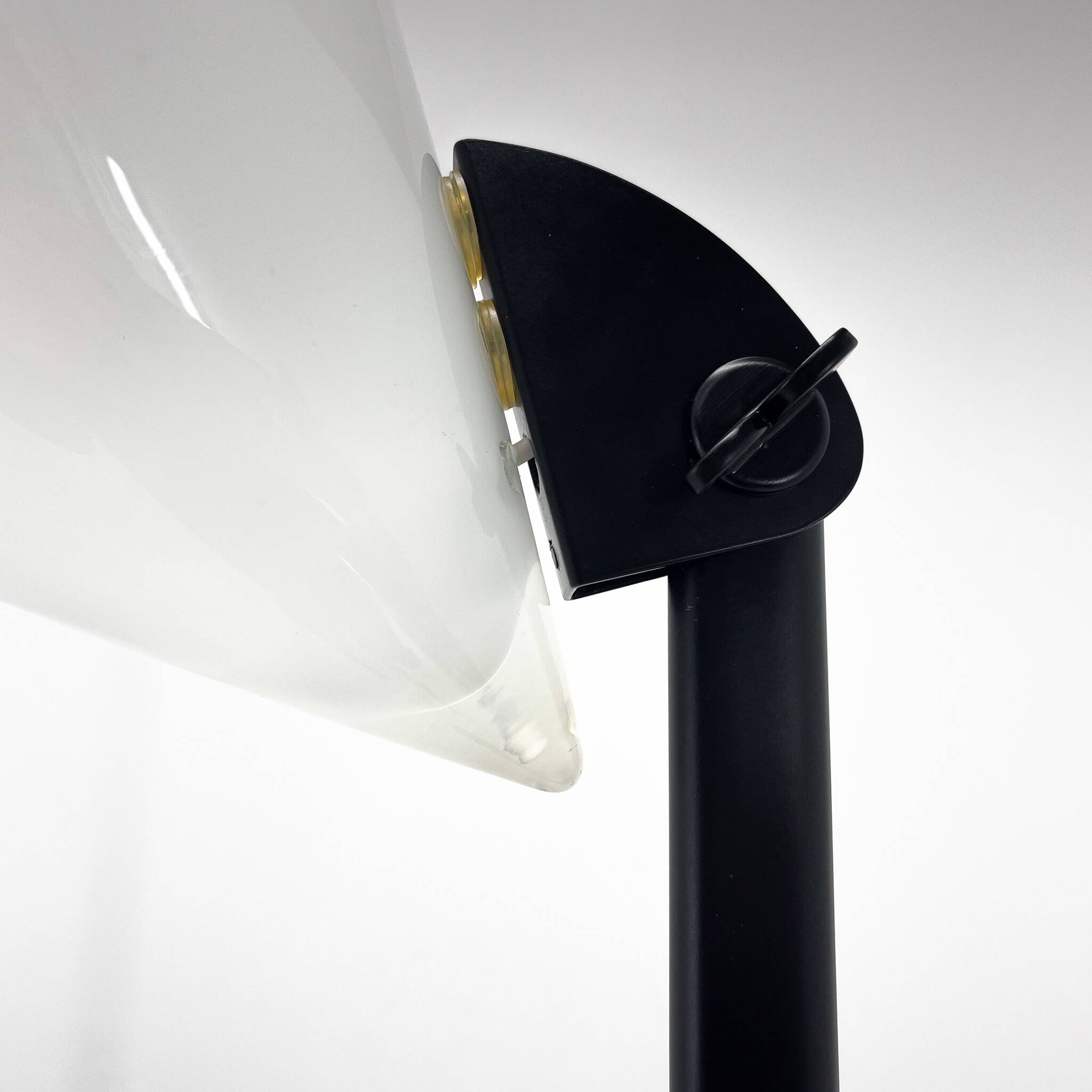 1970s Murano Glass & Metal Floor Lamp, Italy