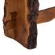 1960s American red wood wabi wabi style dining table