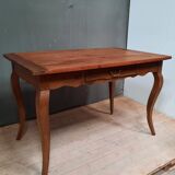 Louis XV table in natural wood