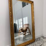 Old beveled mirror 159x99cm