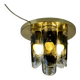 Murano & Brass Ceiling Lamp by J.T. Kalmar, Austria, 1960s