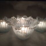 Photophores Bluish murano and pearlescent waves