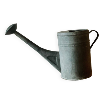 Old zinc watering can