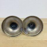 Pair of silver candlesticks from the 60s