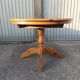 Old dining table vintage pine wooden chairs