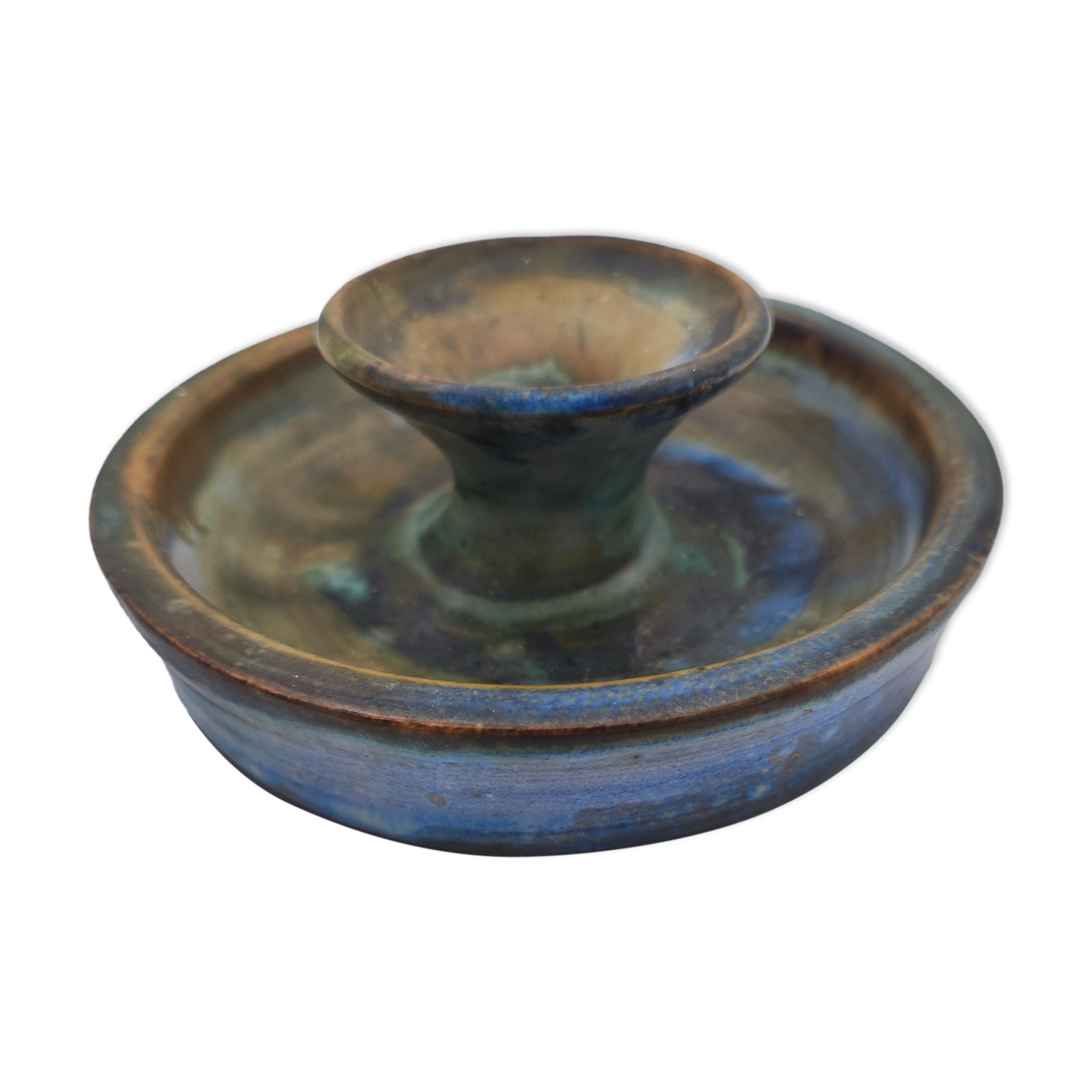 Ceramic candlestick ashtray 2 potters