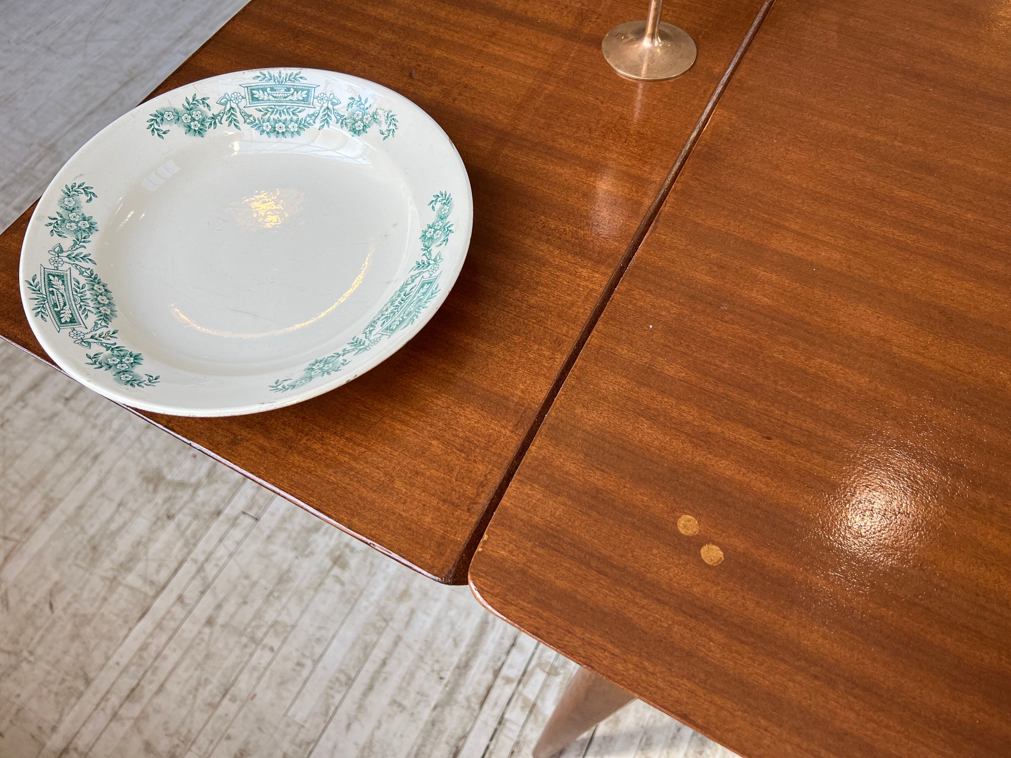 Vintage teak table with extensions, Denmark, 1960