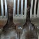 14 antique silver-plated cutlery sets