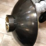 Wall lamp in gold and bronze metal