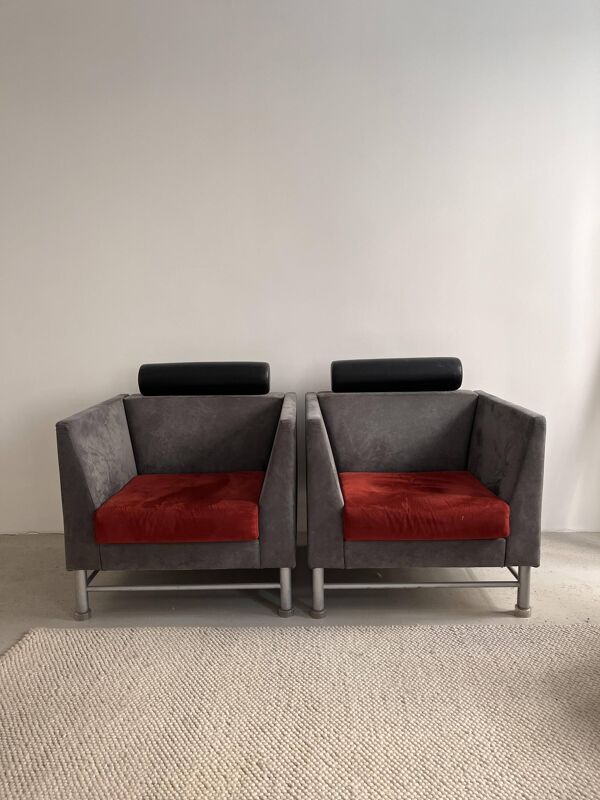 Paire de fauteuils Knoll - Ettore Sottsass