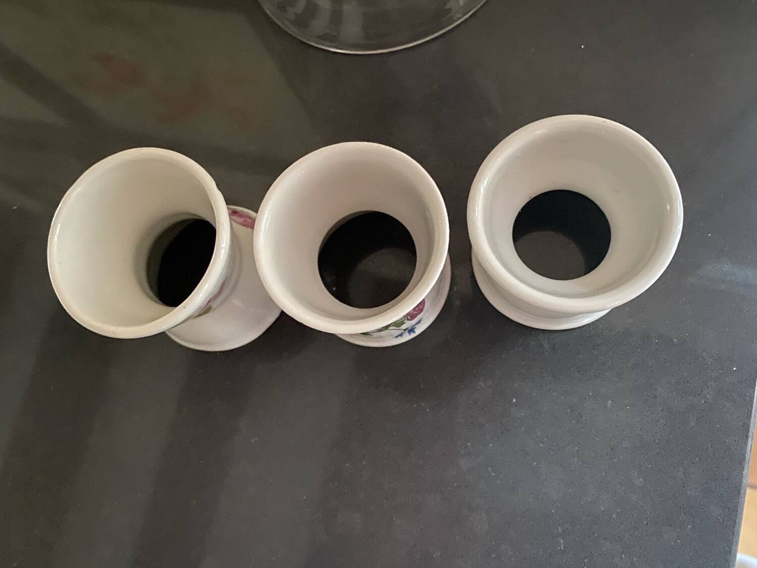 Lot de 3 coquetiers diabolos anciens