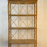 1960s Rattan Shelf France