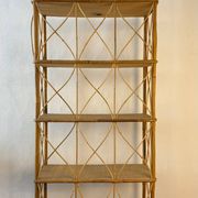1960s Rattan Shelf France