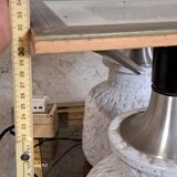 Pair of vintage ceramic lamps made in Italy