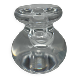 70s crystal candle holder