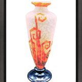 Superb Art Deco vase "Les fougères" by Charles Schneider (1881-1953)