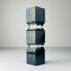 Murano glass vase Sommerso black by Pagnin & Bon, Italy, 1960s