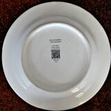 6 plates old moustier, traditional decor