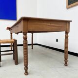 Walnut silk table 1900