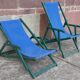 Paire de chaise longue