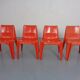 B1171 Fiberglass Stacking Chairs by Helmut Bätzner for Bofinger, 1960s, Set of 4