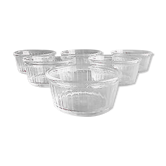 6 duralex glass ramekins