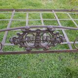 Bench bed metal fine XIX th 1 place 80 x 190