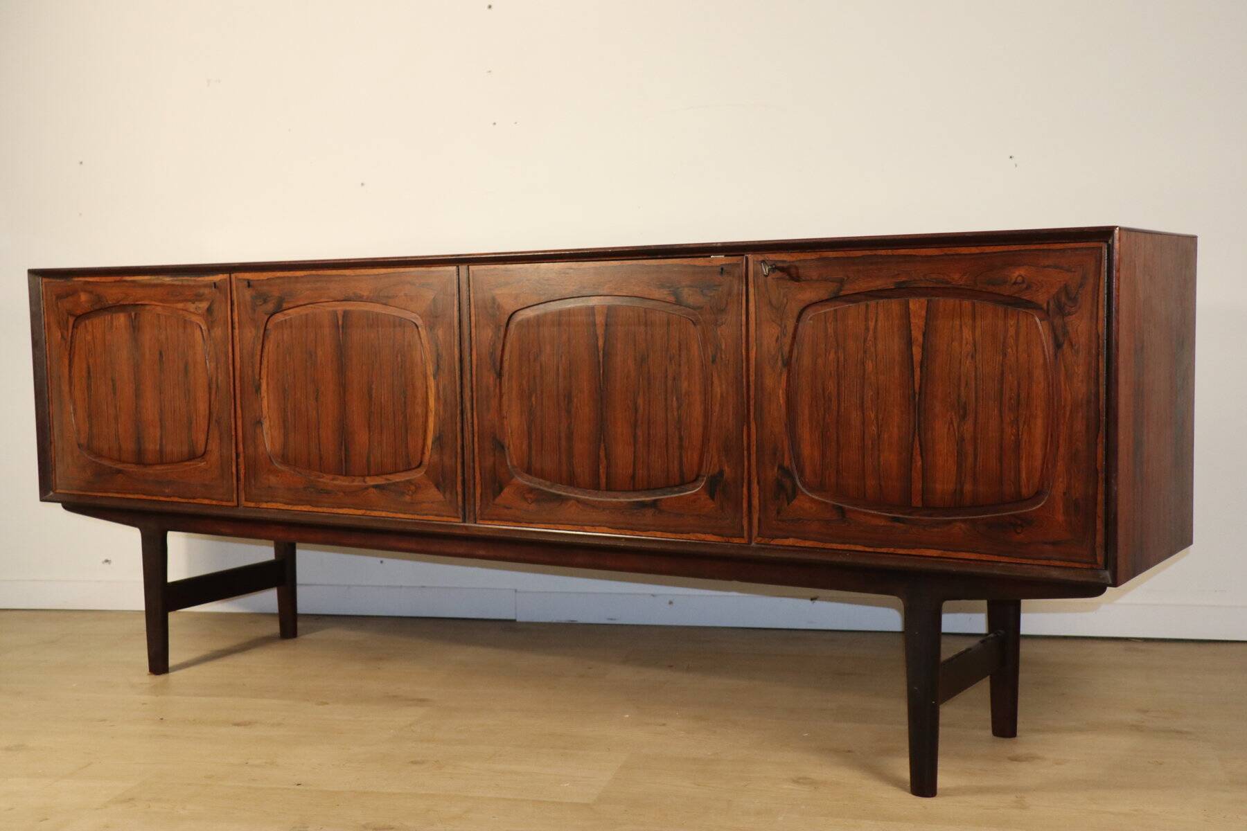Scandinavian enfilade in rosewood by Fredrik Kayser, 1960