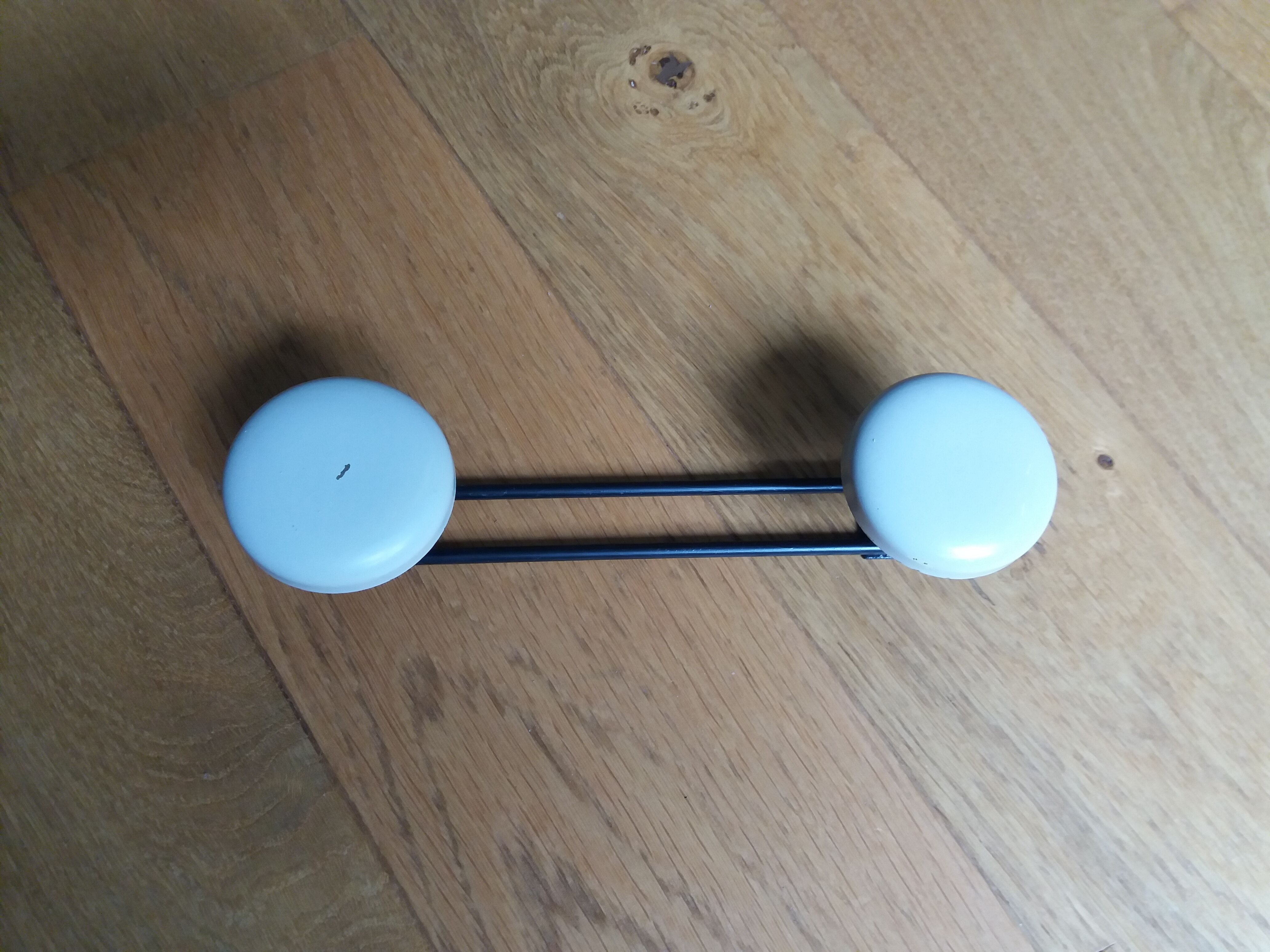 Wall coat rack 2 hooks