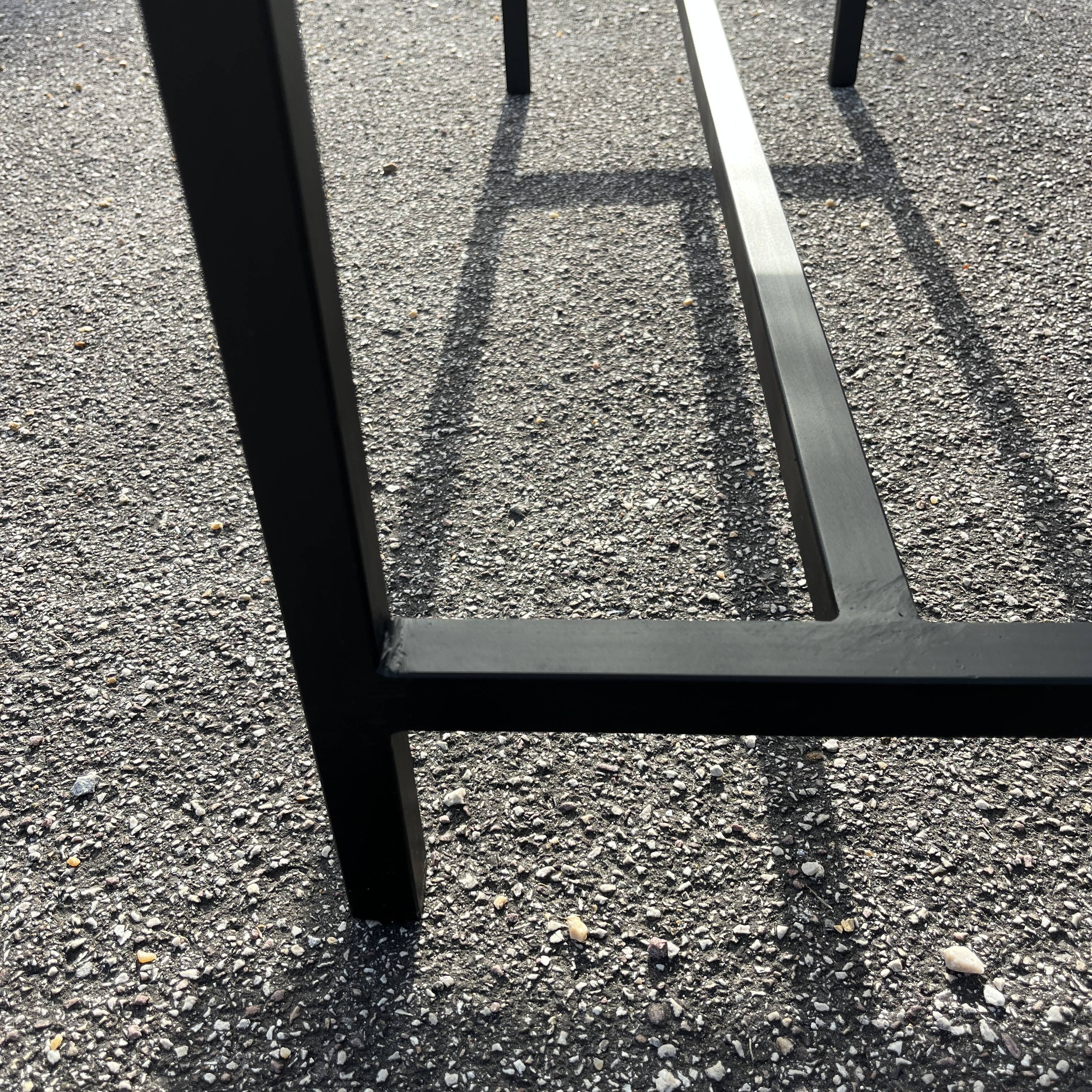 Table basse moderniste carreaux de verre Saint Gobain