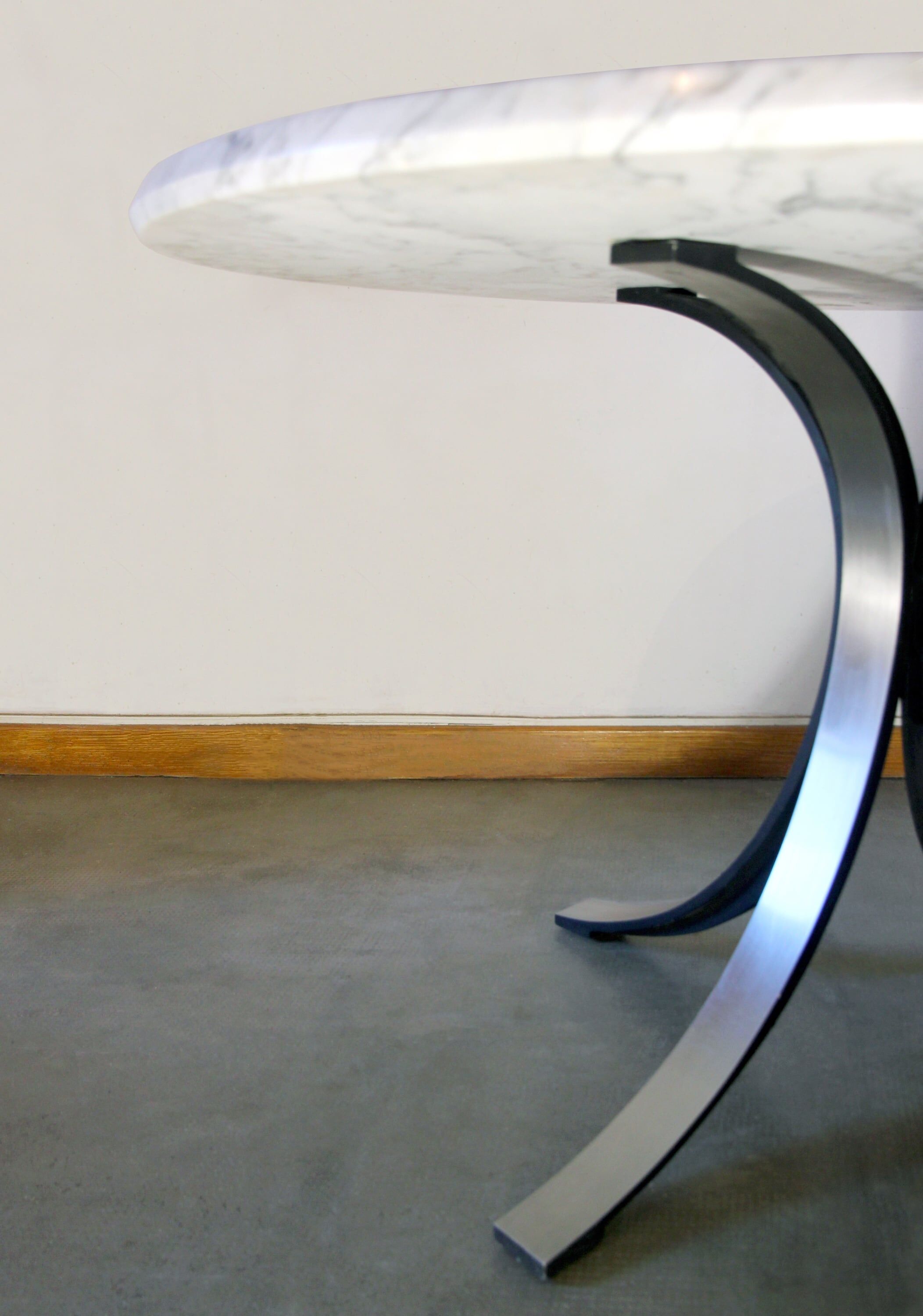 Table T69 in marble by Osvaldo Borsani and Eugenio Gerli published by Tecno