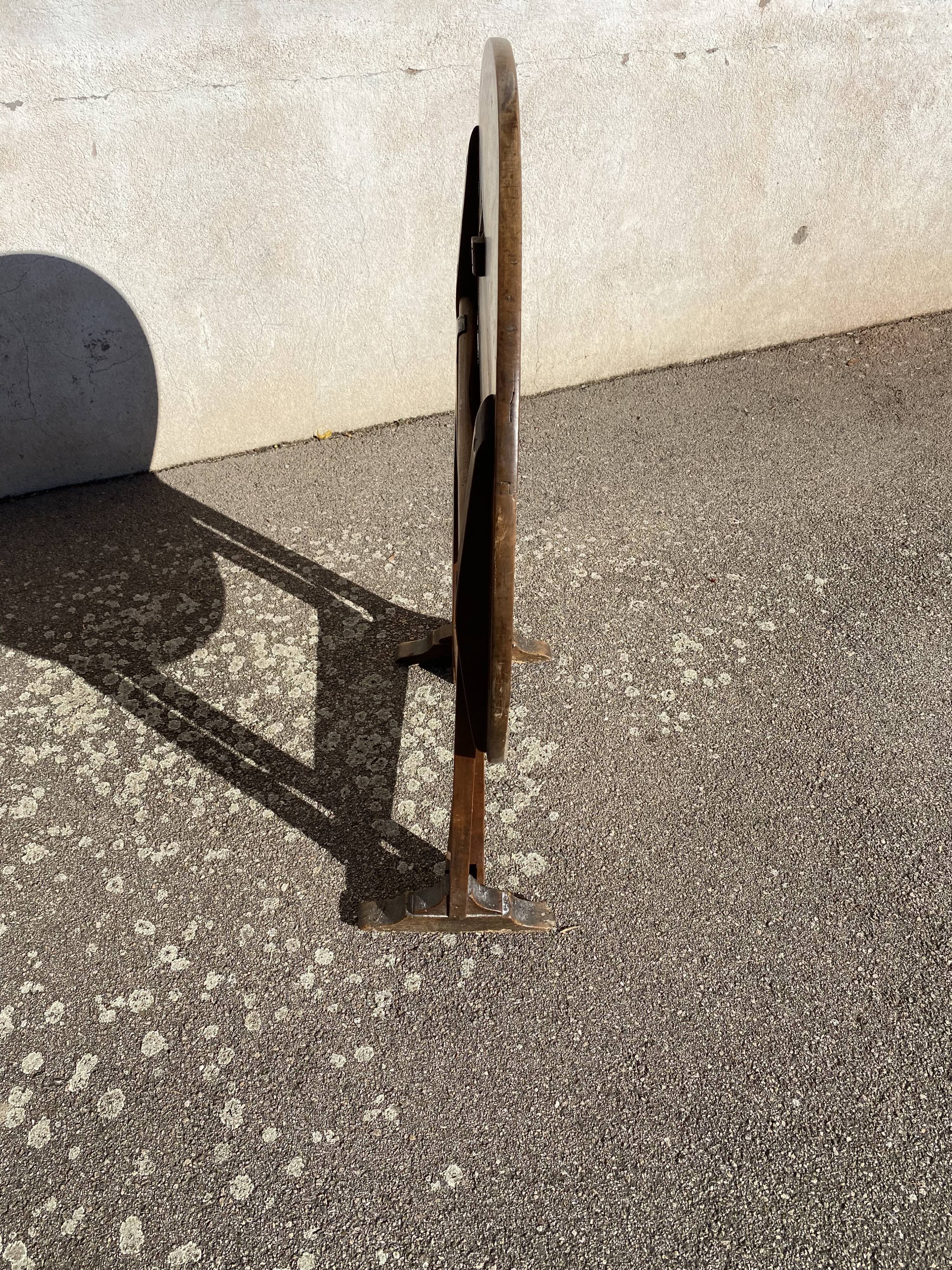 Walnut winemaker's table