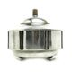 Art Deco sugar bowl, silver-plated brass, Germany, 1930s