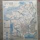 Vintage school map MDI FRANCE Mediterranean