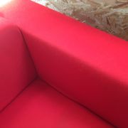 Red sofa Allen MDF Italia by Bruno FATTORINI 1998