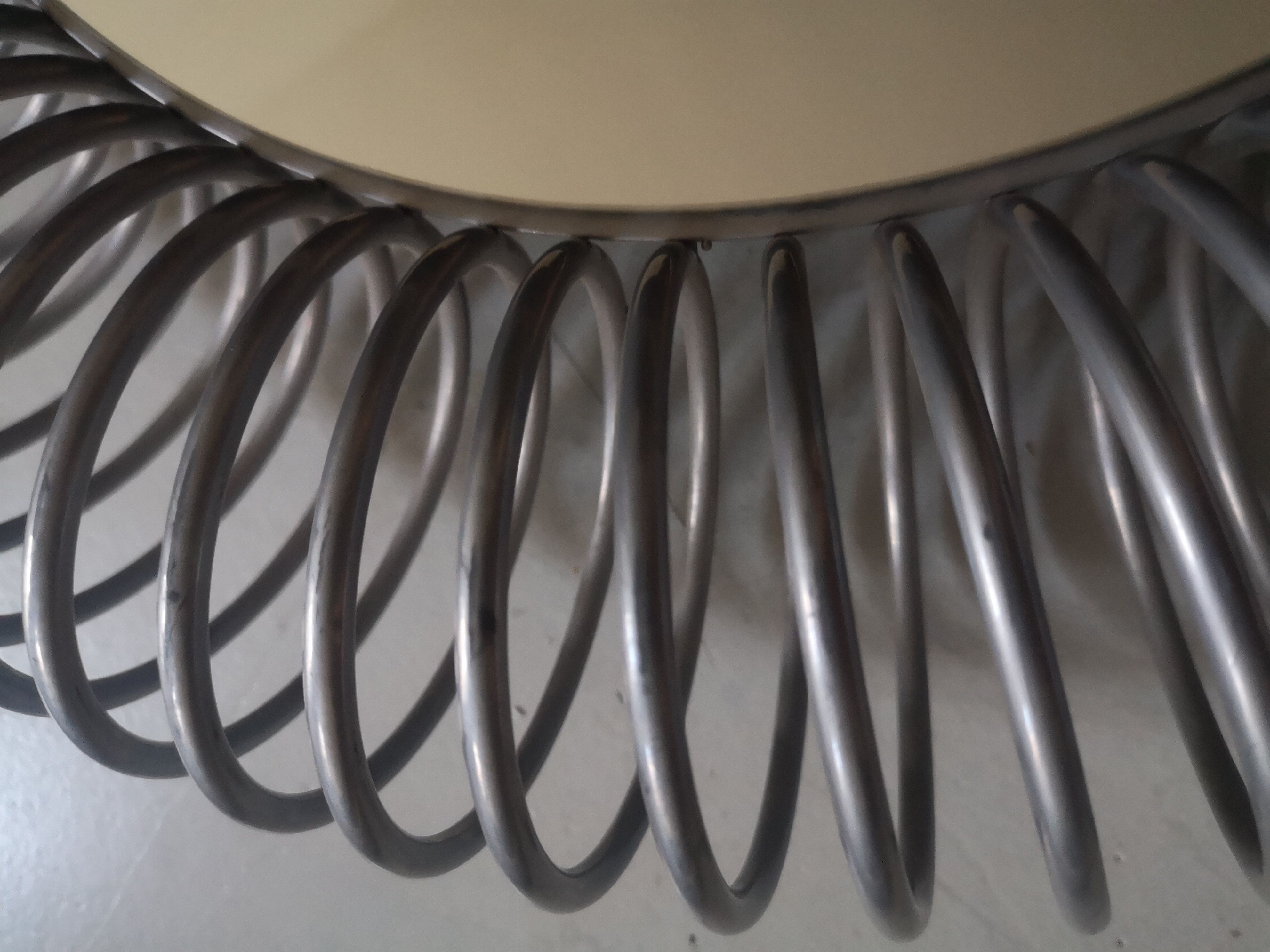 Round wall mirror Philippe Rogier, design 1970