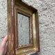 Small antique gold mirror 16x23cm