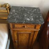 Night table on marble